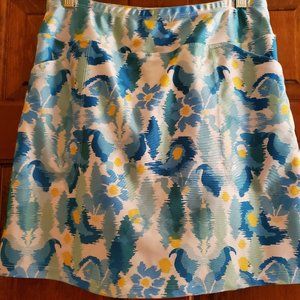 Bright Print Skort  Size M